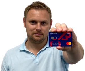 Mike met de Openbank r42 creditcard