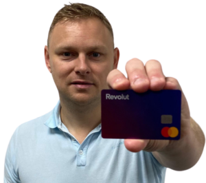 Mike met de Revolut standard card