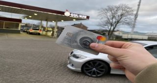 Creditcard gebruikt voor benzine tanken